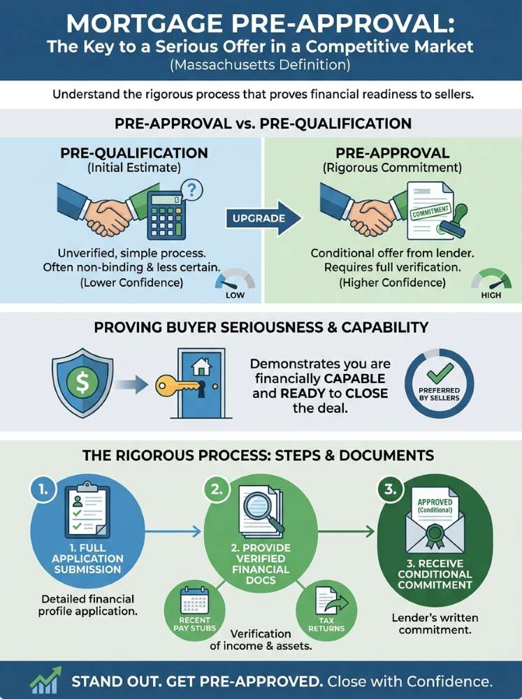 The Mortgage Pre-Approval Massachusetts Definition and Why It Matters